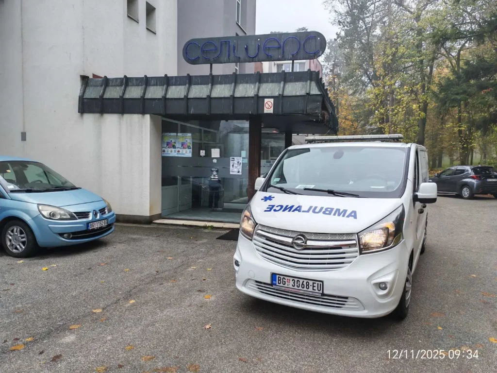 sanitetski prevoz Mladenovac banja Selters
