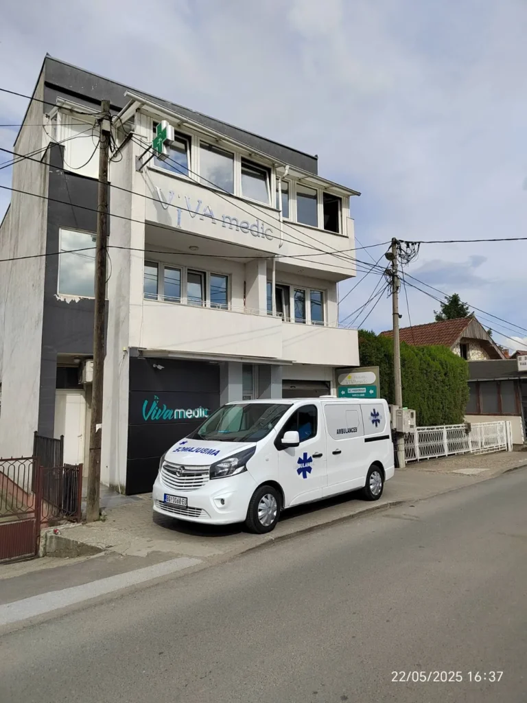 sanitetski prevoz privatne poliklinike klinike Viva